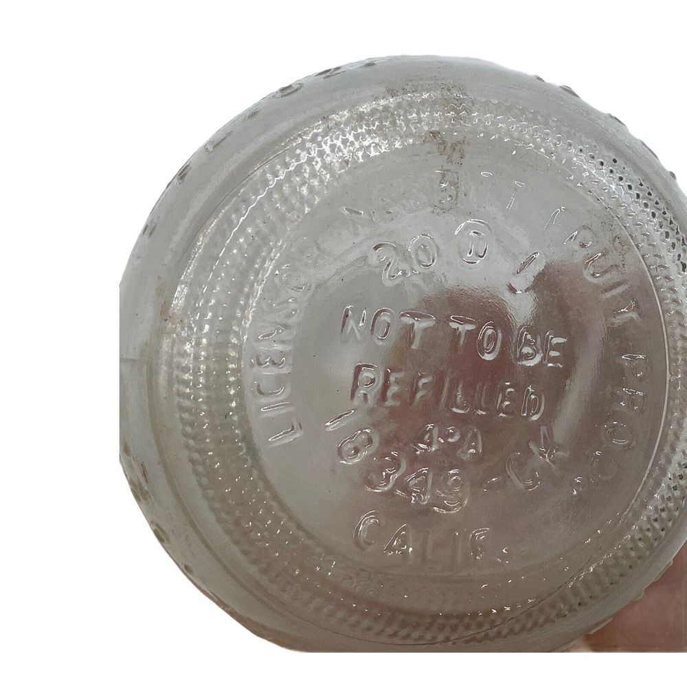 2 Vintage Soda Bottle ‎ Nesbitt's Of California Black Label Clear Label 1938 - Picture 4 of 7